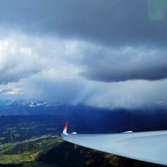 Flugwegposition um 13:01:53: Aufgenommen in der Nähe von Gemeinde Untertauern, Österreich in 3010 Meter